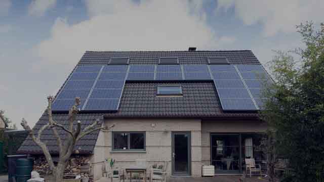 Bungalow with solar panels small overlay