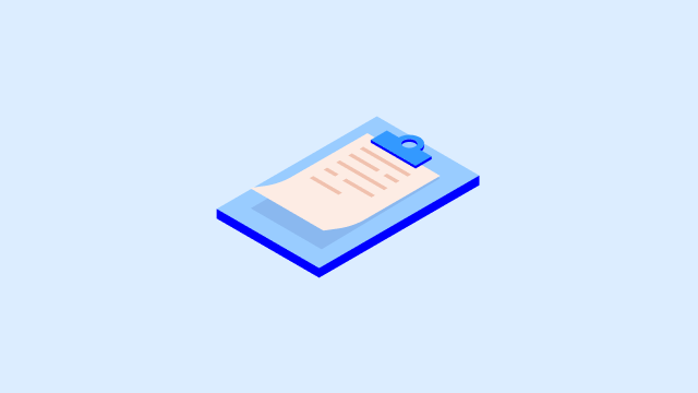 Notepad icon cloud blue 640x360