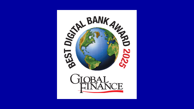 Best digital bank illustration 2025 blue SMALL